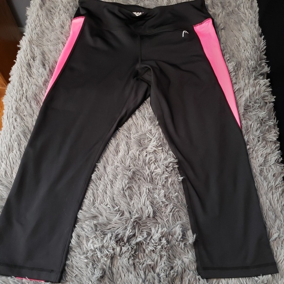 Head black/pink crop leggings - Picture 2 of 4